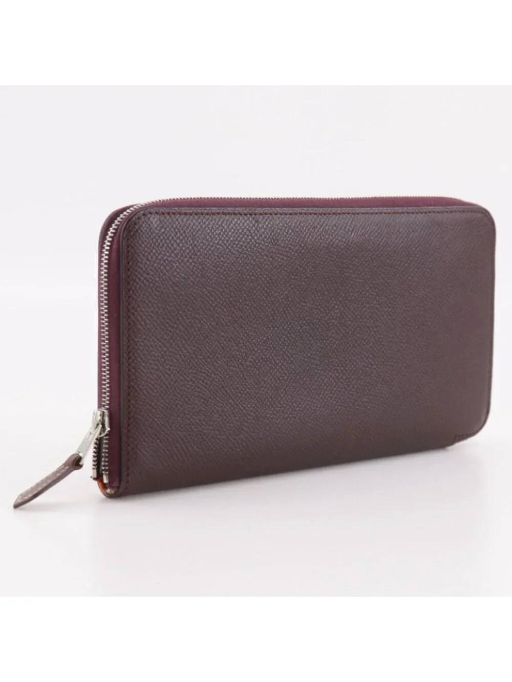 Hermes Azap Long Silk in Veau Winered a Wallet